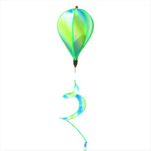 Pingente de balão de ar quente para jardim, moinho de vento giratório, decoração suspensa I
