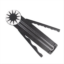 Cortador de papel rotativo 12 em 1 com 12 cabeças giratórias de 360 para trabalhos manuais em linha reta.