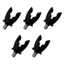 Portacanna da pesca filettato in silicone elastico antiscivolo antivento adatto per allarme mare nero