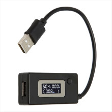 Medidor de potencia de voltaje/amperios USB Multímetro digital 2.0 Multifunción Capacidad eléctrica.