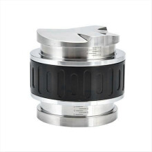 Distributeur de café moulu en acier inoxydable 58 mm, tasseur double tête avec graduation et surface antidérapante