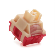 Conjunto de 45 switches para teclado mecânico DIY personalizado, 41gf lineares e rápidos.