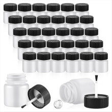 120 Stück 30 ml Leerflaschen mit Pinsel und Mischkugel für Lackreparaturen am Auto