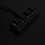 Teclado mecânico mini programável com 4 teclas, switch vermelho, Ctrl, CV e Enter, compatível com NKRO, para jogos e escritório, preto. 8