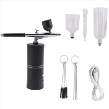 Airbrush-Set mit Kompressor, wiederaufladbar, kabellos, verstopfungsfrei, Hochdruck-Airbrush-Set für Nagelkunst, Make-up und Malerei