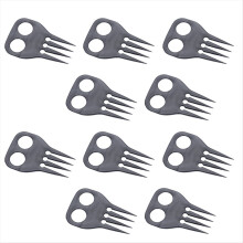 10-teiliges Set Pferdeflechtkämme für Outdoor-Reitgeräte