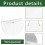Conjunto de 3 placas decorativas de metal para sublimação, formato circular de 25 cm (10 polegadas), sem acabamento. 4