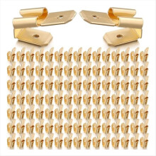 Kit com 100 Conectores Piggyback tipo Espada, Adaptador de 3 Vias com Terminais Duplos Macho para Simples Fêmea para Crimpagem