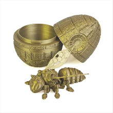 Ape meccanica, carina e carina, regalo per bambini, modello di mano, giunto mobile, decorazione, colore bronzo