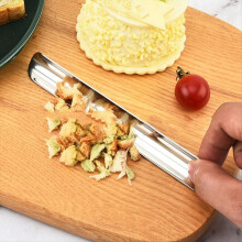 Tischkrümelbürste aus Edelstahl mit Taschenclip, Reinigungswerkzeug für die Gastronomie und den Haushalt