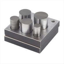 5-teiliger Scheibenschneider mit Rundstempel (Größen: 1/2 Zoll, 5/8 Zoll, 3/4 Zoll, 7/8 Zoll, 1 Zoll) für die Schmuckherstellung aus Metall