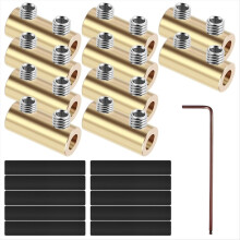Kit com 10 Conectores de Fio com Porca para Emenda de Fios de Cobre 80A, Terminais de Conexão de Circuitos à Prova d'Água