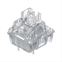 45 unidades de switches Ice Static V2 39gf silenciosos e lineares para teclados mecânicos, para personalização DIY.