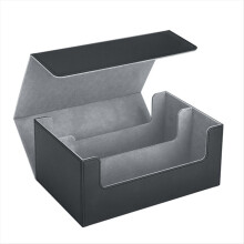 Kaartenopbergdoos voor ruilkaarten, kaartspeldoos, magnetische sluiting, spelkaarten zwart