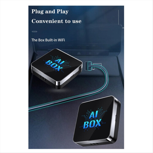 CarPlay AI Box Android 13 5Ghz WiFi Bluetooth Ασύρματος Προσαρμογέας Αυτόματου 2G+32G