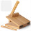 Prensa para Tortilhas de 25 cm (10 polegadas) com Rolo de Massa, Madeira de Bambu Grande, 50 Folhas de Papel Manteiga 1