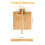 Prensa para Tortilhas de 25 cm (10 polegadas) com Rolo de Massa, Madeira de Bambu Grande, 50 Folhas de Papel Manteiga 4