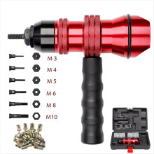 Adaptador de tuerca para herramienta de remache eléctrico M3 M5 M6 M8 M10 Remachadora manual