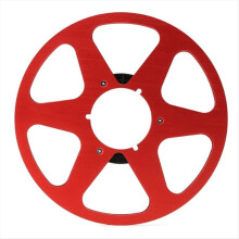 10-Zoll-Metall-Tonbandspule, offen, leer, 6-Loch-Audio-Aluminium-Aufwickelvorrichtung