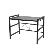 Ausziehbarer Mikrowellen-Ofenrost, 2-stufiger verstellbarer Küchenarbeitsplatten-Regalständer, robuster Toaster-Ständer-Organizer