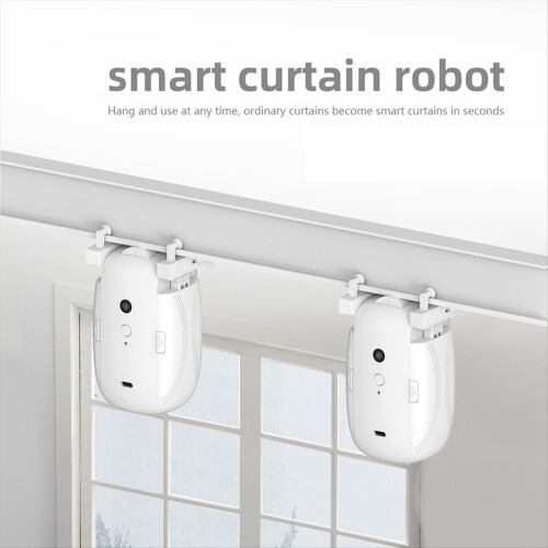 2 pezzi TUYA Smart Bluetooth Tende Robot / Binari U-Rail Aprite Tende Automatico Telecomando Motore 2
