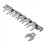 Jogo de chaves de boca quadrada de 3/8 polegadas com ponta de chifre, ferramenta de hardware da Imperial Bullhorn Wrenks 1