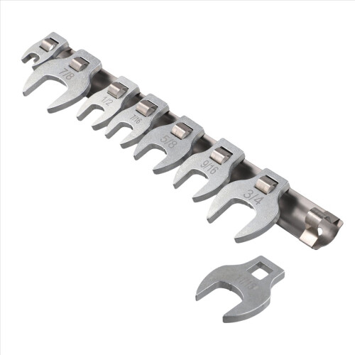 Jogo de chaves de boca quadrada de 3/8 polegadas com ponta de chifre, ferramenta de hardware da Imperial Bullhorn Wrenks