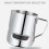 Espumador de leite com visor de temperatura e copo para latte art 600ml 3