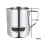Espumador de leite com visor de temperatura e copo para latte art 600ml 8
