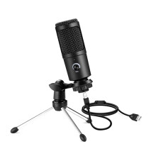 Micrófono USB para juegos, transmisión, podcasting, video, canto, cardioide, estudio