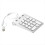 Mini teclado numérico com 18 teclas e 3 portas USB-C para laptop e computador desktop. 1