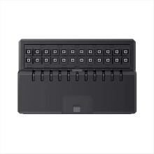 ATX 24-Pin ARGB-Adapter 90-Konverter 24-Pin RGB-Stromkabel für 24-Pin-Mainboard-Netzteil Schwarz