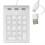 Mini teclado numérico com 18 teclas e 3 portas USB-C para laptop e computador desktop. 3