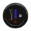 Medidor de nível de combustível eletrônico ultrafino de 52 mm (2 polegadas) para carro e motocicleta, 12 V, com 8 LEDs. 4
