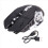 Mouse wireless silenzioso USB ricaricabile per computer da gioco Bluetooth per PC e laptop nero 4