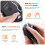 Mouse wireless silenzioso USB ricaricabile per computer da gioco Bluetooth per PC e laptop nero 7