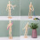 Conjunto de 5 Manequins de Madeira de 30 cm (12 Polegadas) para Desenho, Pintura e Posicionamento. 6