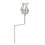 Σαξόφωνο Music Clip Alto Marching Portable (Long) Ασημί 1