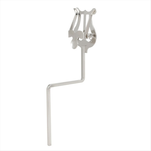 Σαξόφωνο Music Clip Alto Marching Portable (Long) Ασημί