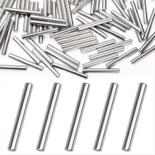 100 stuks roestvrijstalen deuvels, 5 mm x 40 mm plankbeugeldeuvels voor kastplanken en meubels
