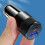 3.1A 15W USB+PD Μικρός φορτιστής αυτοκινήτου από ατσάλι, μεταλλικό κράμα TYPE-C 4