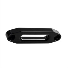 Zoll 12000 Seilwinden-Seilführung, Aluminium-Seilfenster, Offroad 4WD, Silberdraht, Schwarz