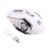 Mouse wireless silenzioso USB ricaricabile per computer da gioco Bluetooth per PC e laptop bianco 3