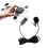 USB Lavalier Reversmicrofoon Omnidirectioneel Bedrade Clip-on Microfoon Handsfree Plug & Play voor Computer PC Laptop 2M 6