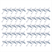 Kit com 50 parafusos de expansão de 1/8 de polegada para drywall, buchas de alta resistência para drywall, kit de parafusos e fixadores para teto.