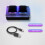Mini teclado mecânico para jogos OSU, programável, com 2 teclas, função copiar e colar e iluminação RGB. 10