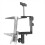 Pince de fixation robuste pour table de bureau, support de micro, bras de micro, support de lampe avec adaptateur 1/4". 1