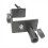 Pince de fixation robuste pour table de bureau, support de micro, bras de micro, support de lampe avec adaptateur 1/4". 5