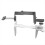 Pince de fixation robuste pour table de bureau, support de micro, bras de micro, support de lampe avec adaptateur 1/4". 9