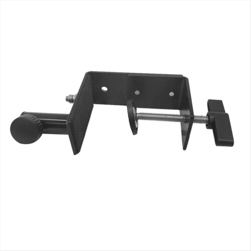 Pince de fixation robuste pour table de bureau, support de micro, bras de micro, support de lampe avec adaptateur 1/4". 2